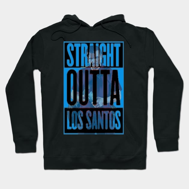 Straight Outta Los Santos - Michael Hoodie by WolfCommander